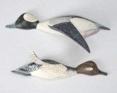 BUFFLEHEAD WALL PLAQUESA pair