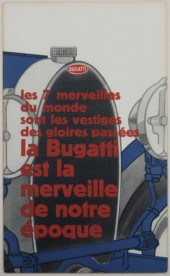 BUGATTI AUTOMOBILE ADVERTISING