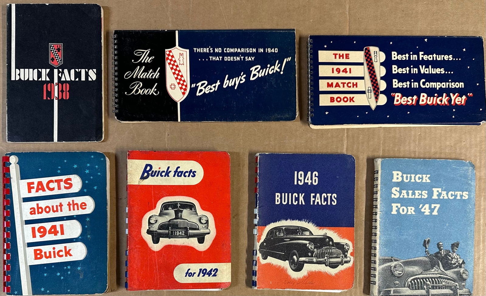 BUICK ITEMS - 1938 FACTS 144 PGS,