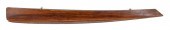 BUILDER'S BOAT TAIL HALF HULL
