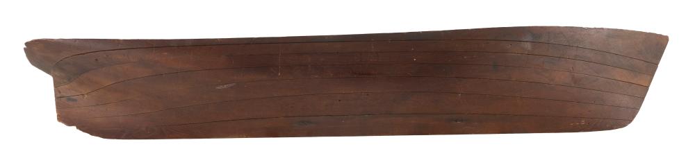 BUILDER’S HALF HULL MODEL OF A