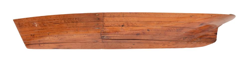 BUILDER’S HALF HULL MODEL OF A