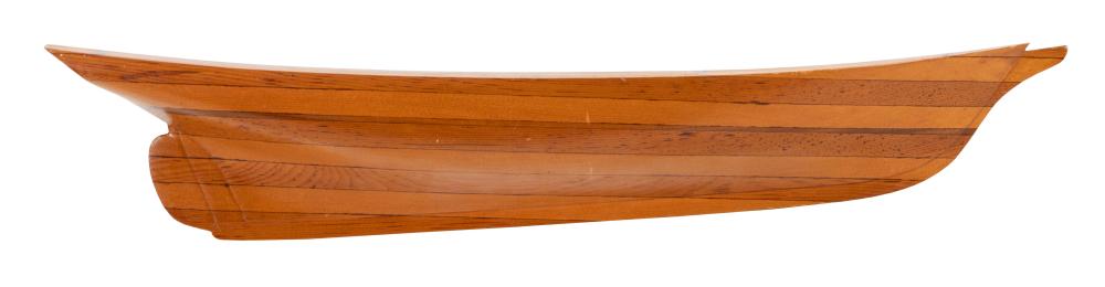 BUILDER'S HALF HULL MODEL OF THE