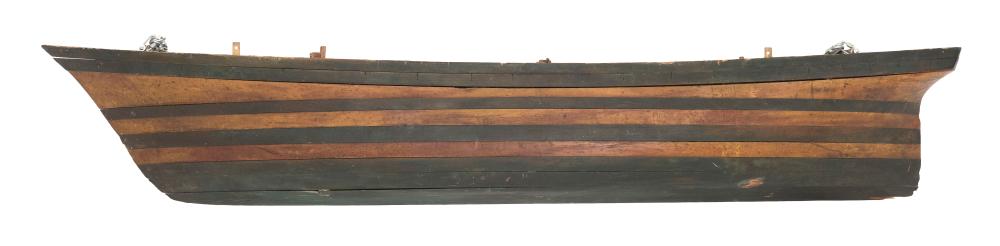 BUILDER’S HALF HULL MODEL OF A