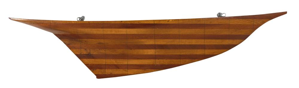 BUILDER’S HALF HULL MODEL OF A