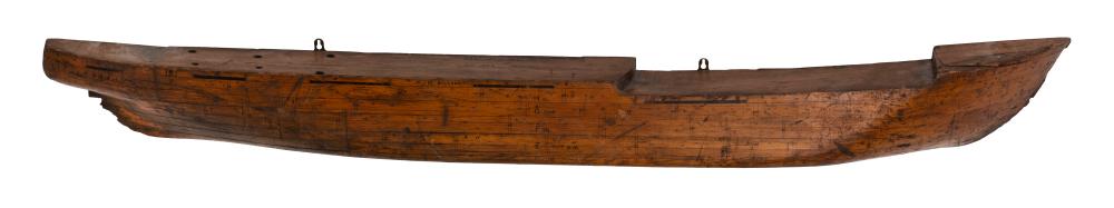BUILDER'S PLATING HALF HULL MODEL