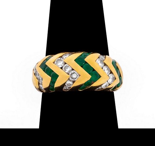 BULGARI 18K YELLOW GOLD DIAMOND