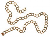 BULGARI 18KT. NECKLACEtwo tone