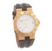 BULGARI DIAGONO 18K GOLD WRIST