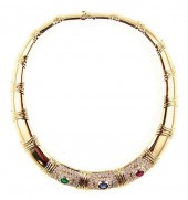 Bulgari gem-and-diamond-set go