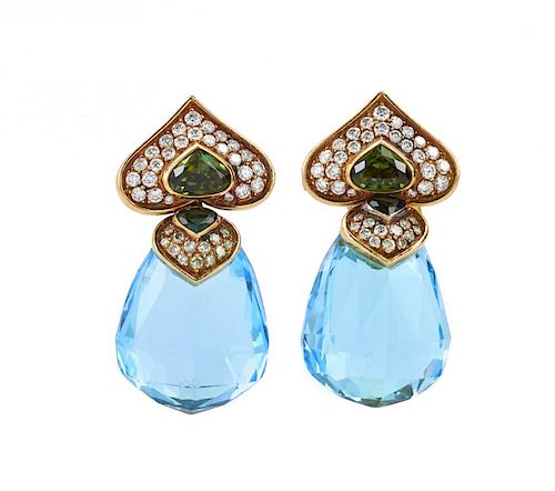 BULGARI "MARINA B" GEMSTONE &