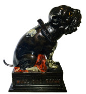 BULL DOG MECHANICAL BANK (RARE