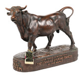 BULL DURHAM BRONZE "THE STANDA