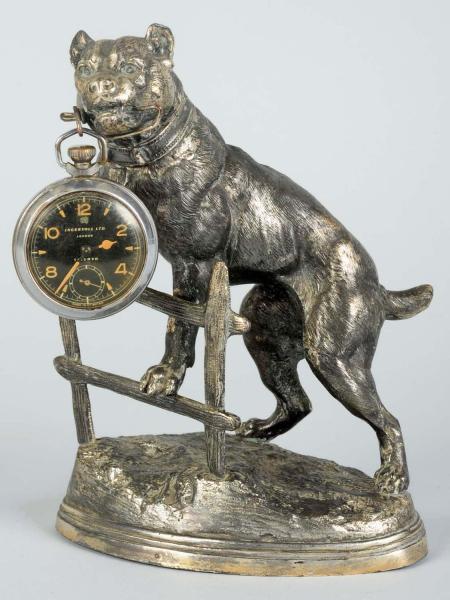 Bulldog Figural Watch Holder. 