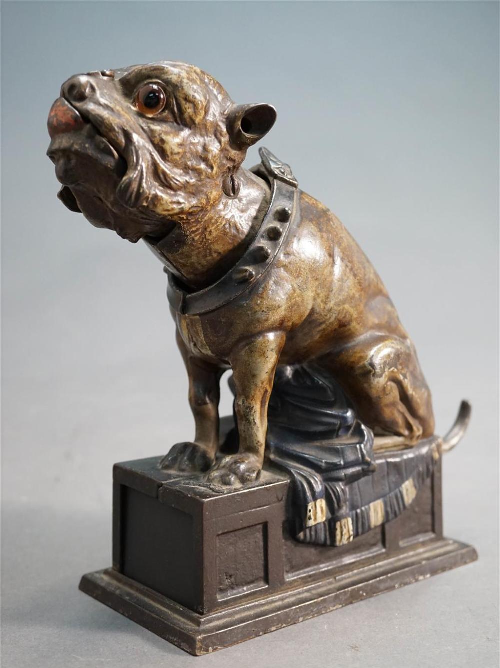 BULLDOG MECHANICAL BANK, H: 8