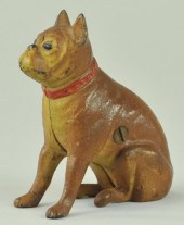 BULLDOG STILL BANK Hubley cast