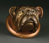 BULLDOG W/ GLASS EYES TAPPER B