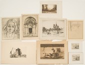 Bullfight Etching by Francisco