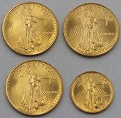 BULLION. (3) 1989 $10 1/4 OZ G