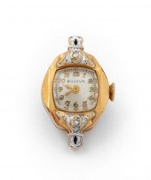 BULOVA 10K TWO-TONE GOLD FILLE