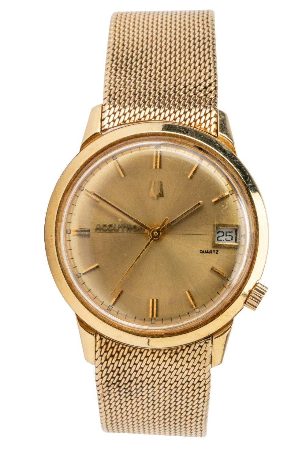 BULOVA 14 KARAT YELLOW GOLD