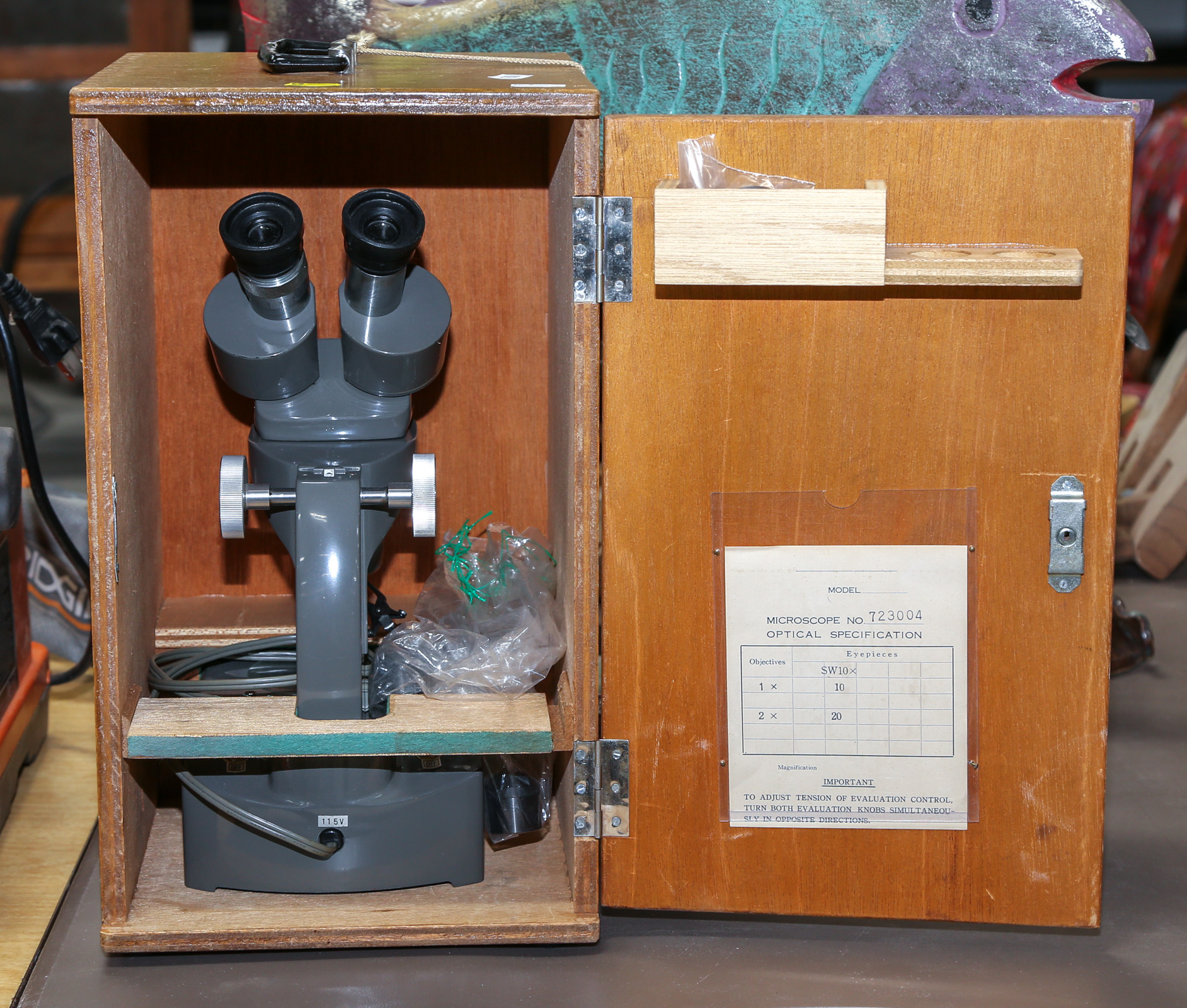 BULOVA MODEL SM-1 STEREO MICROSCOPE