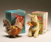 Bunny and rooster battery oper