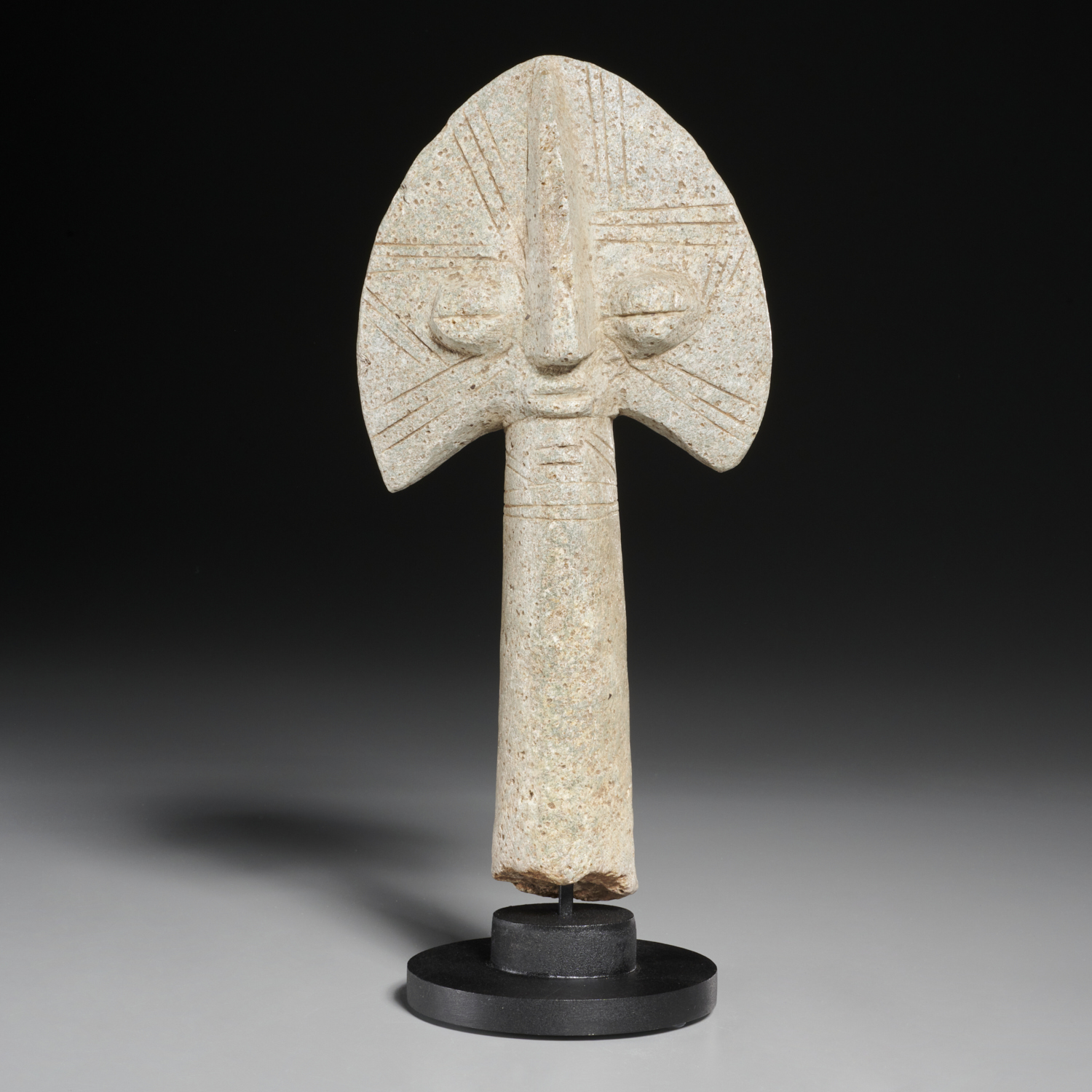 BURA PEOPLES, STONE FIGURE Niger,