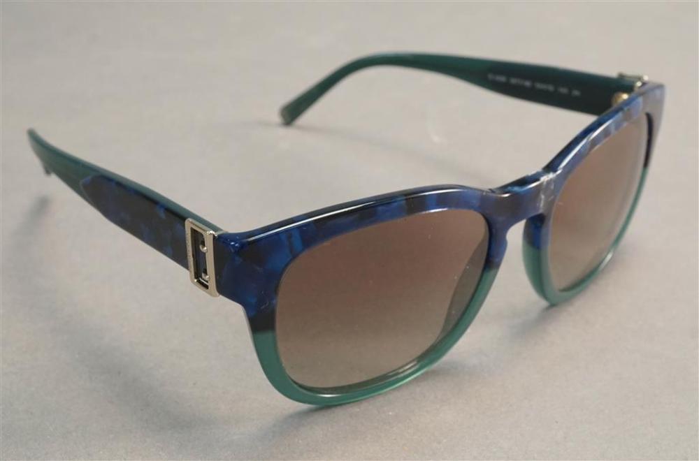 BURBERRY, BLUE TORTOISE BUCKLE
