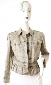 BURBERRY GOLD-TONE JACKET Burb