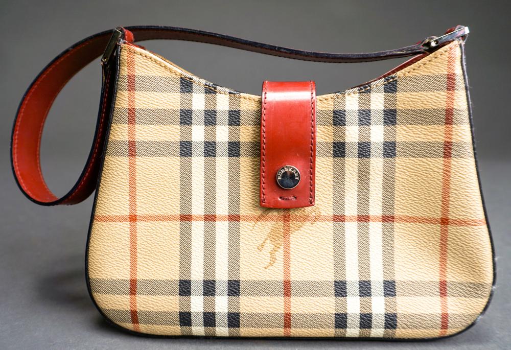 BURBERRY HAYMARKET COATED CANVAS