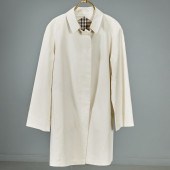 BURBERRY LADIES WHITE TRENCH C
