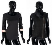 BURBERRY SHEARLING LEATHER VES