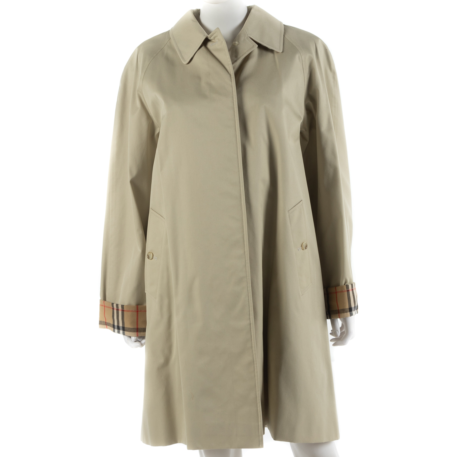 BURBERRY SHORT GABARDINE TRENCH
