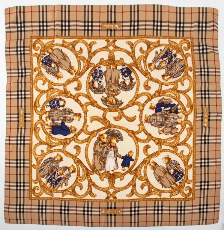 BURBERRY TEDDY BEAR & DOLL SILK