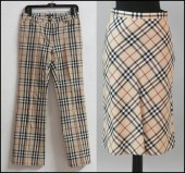 BURBERRY WOOL NOVA CHECK SKIRT