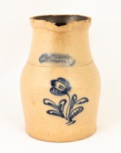 BURGER & CO. STONEWARE MILK PI