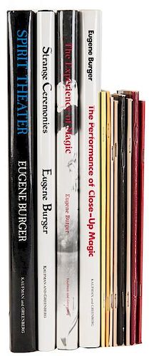 BURGER, EUGENE. GROUP OF FOUR BOOKS