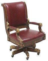 BURGUNDY LEATHER &AMP; LION MA