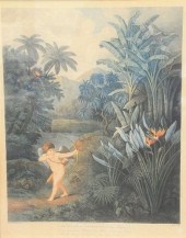 BURKE THOMAS COLORED ENGRAVING
