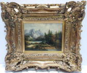 BURKHAUS MOUNTAINOUS LANDSCAPE
