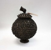 BURKINA FASO BRONZE LIDDED VES