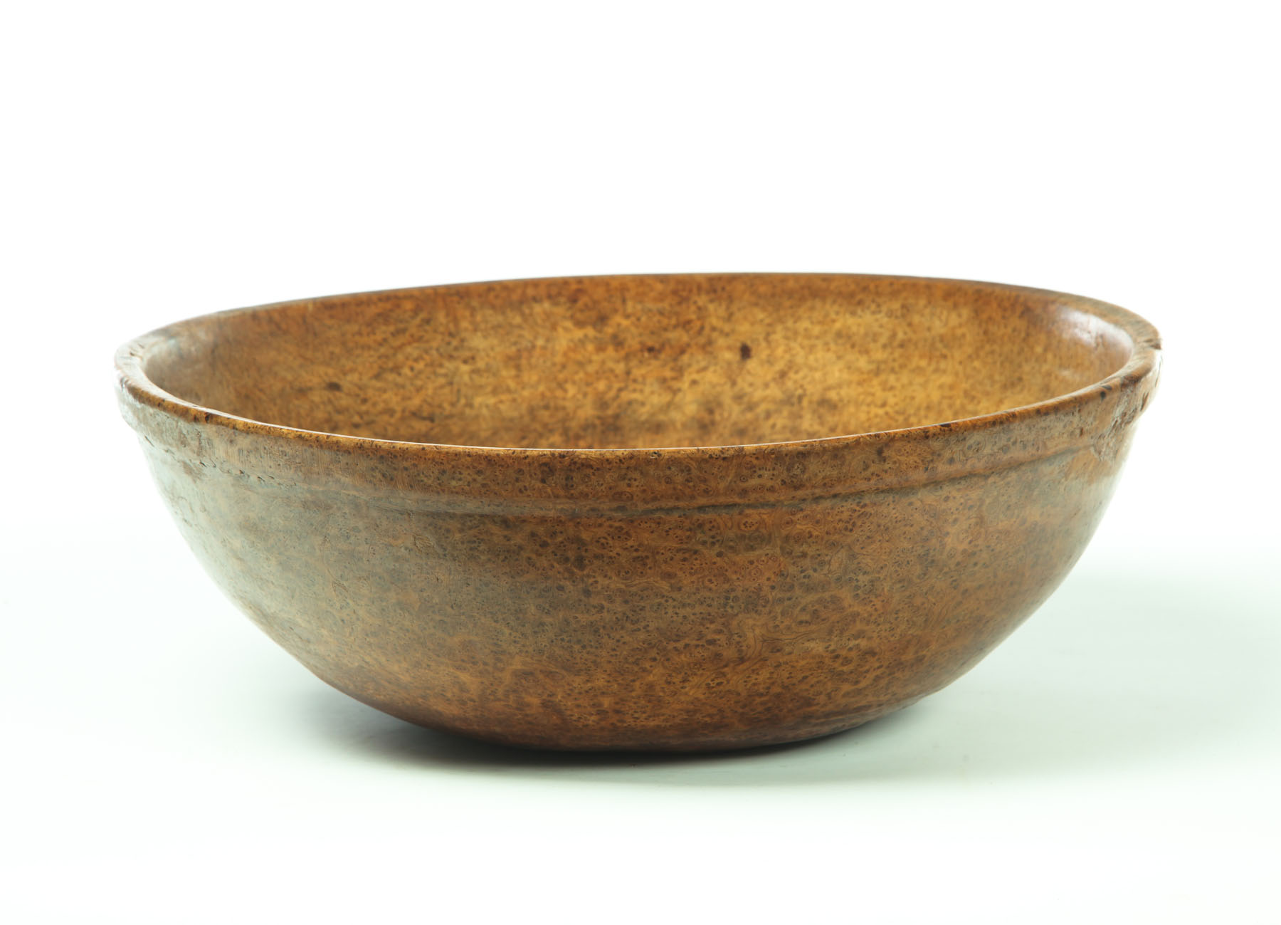 BURL BOWL.  American  19th century