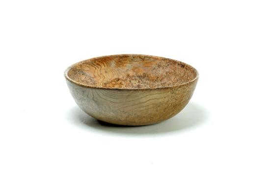 BURL BOWL.  American  19th century