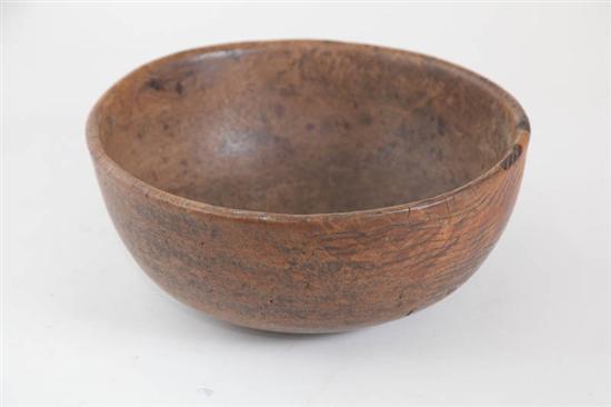 BURL BOWL.  American  possibly