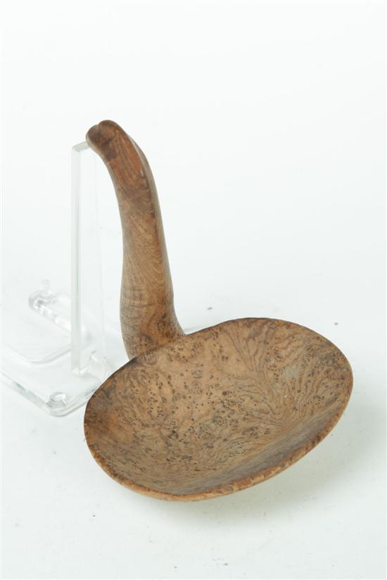 BURL BUTTER PADDLE.  American  19th
