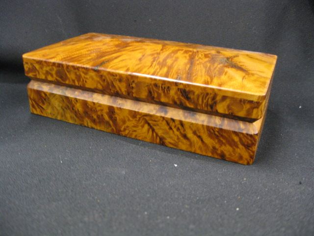Burl Dresser Box 5'' x 9 1/2''