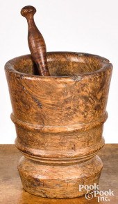 BURL MORTAR AND TIGER MAPLE PE
