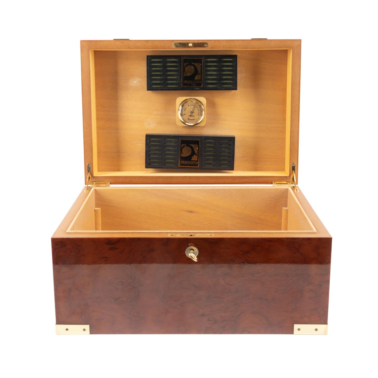 BURL WALNUT & BRASS CAMPAIGN