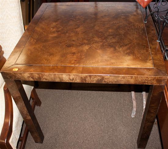 Burl walnut contemporary table